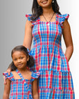 The Elisabeth Dress in Seersucker Check, Vichy (Gingham) Check & Madras