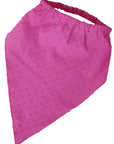 Hair Scarf & Fur Baby Bandana in Swiss Dot or Broderie Anglaise