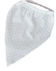 Hair Scarf & Fur Baby Bandana in Swiss Dot or Broderie Anglaise