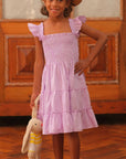 The Mini Elisabeth Dress in Striped Seersucker, Seersucker Check, Vichy (Gingham) check & Madras
