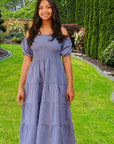 The Barbara Dress in Seersucker Check