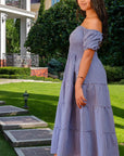 The Barbara Dress in Seersucker Check