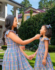 The Elisabeth Dress in Striped Seersucker