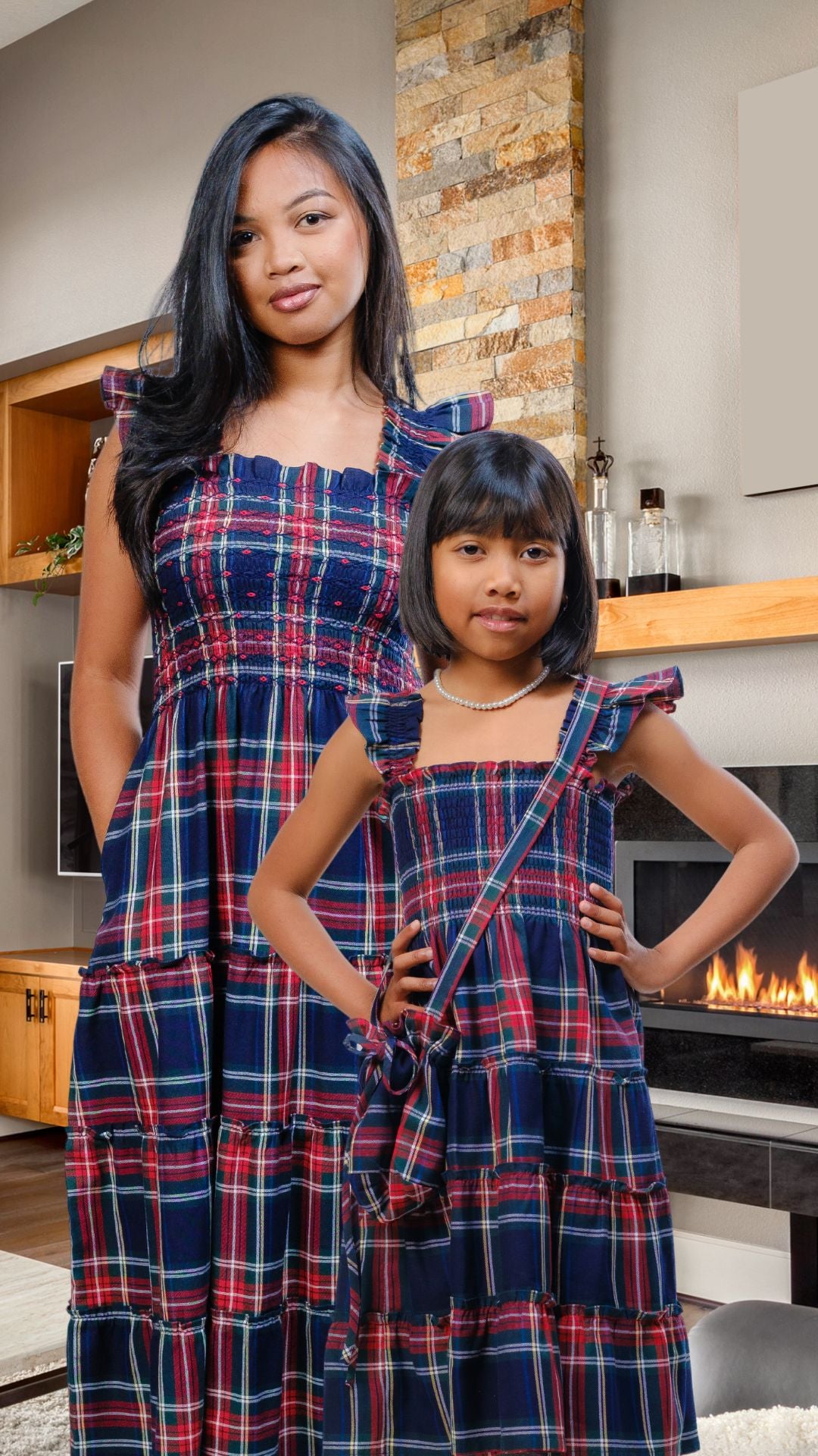The Elisabeth Dress in Tartan & Plaid – Angele.H Paris The Elisabeth Dress in Tartan & Plaid – Angele.H Paris