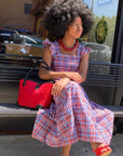 The Elisabeth Dress in Striped Seersucker