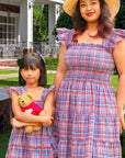 The Elisabeth Dress in Striped Seersucker