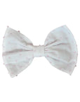 The Madame Hortence Hair Bow in Swiss Dot & Broderie Anglaise
