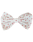 The Madame Hortence Hair Bow in Swiss Dot & Broderie Anglaise