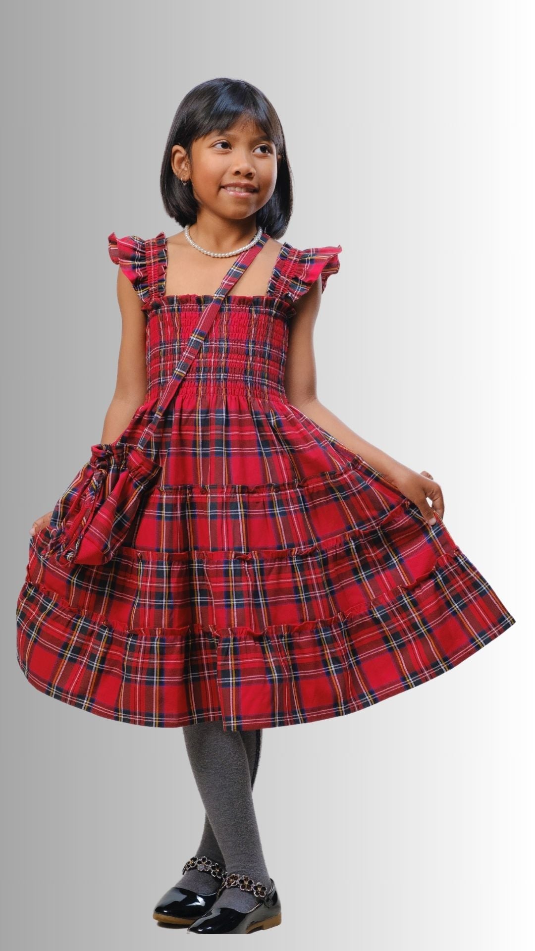 mini tartan dress The Mini Elisabeth Dress in Tartan
