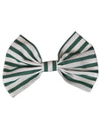 THE MADAME HORTENCE HAIR BOW IN STRIPES & SEERSUCKER CHECK