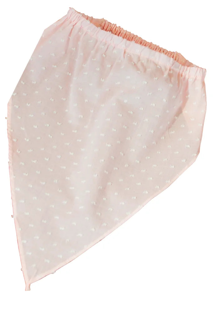 Hair Scarf &amp; Fur Baby Bandana in Swiss Dot or Broderie Anglaise
