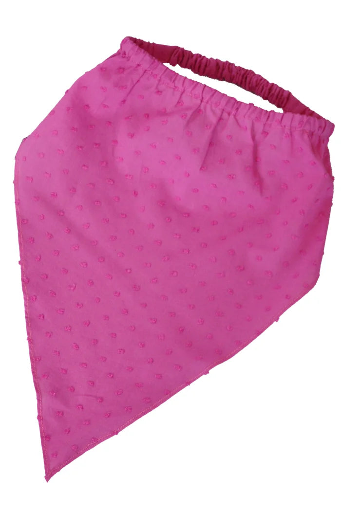 Hair Scarf &amp; Fur Baby Bandana in Swiss Dot or Broderie Anglaise