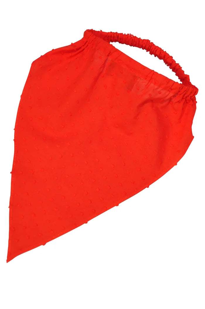 Hair Scarf &amp; Fur Baby Bandana in Swiss Dot or Broderie Anglaise