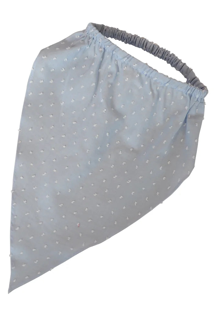 Hair Scarf &amp; Fur Baby Bandana in Swiss Dot or Broderie Anglaise