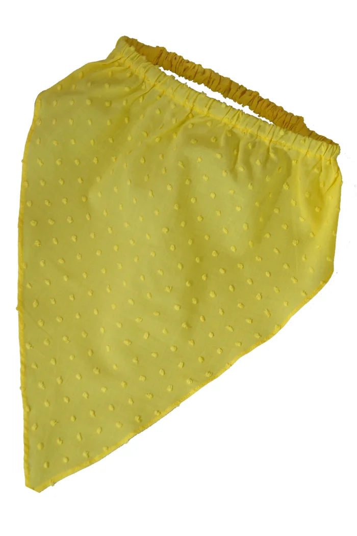 Hair Scarf &amp; Fur Baby Bandana in Swiss Dot or Broderie Anglaise