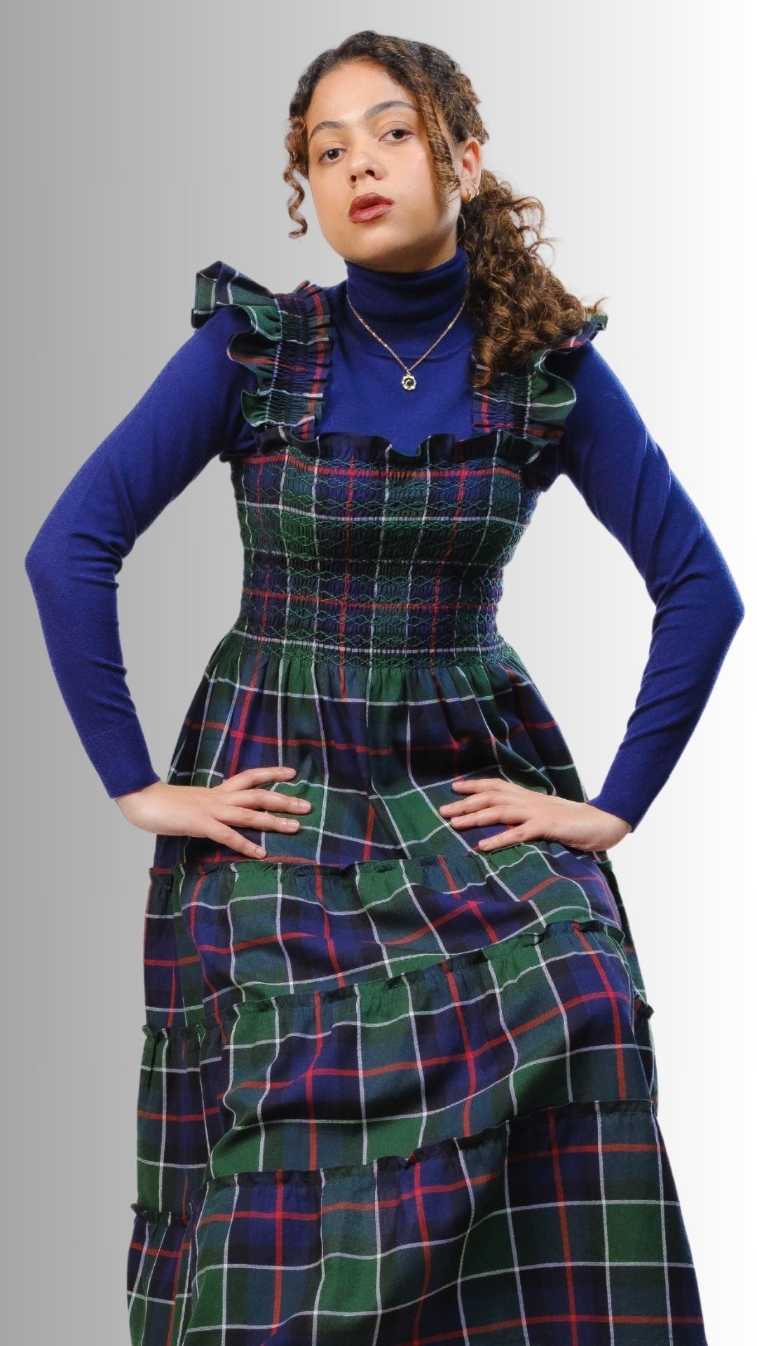 The Elisabeth Dress in Tartan & Plaid Angele.H Paris The Elisabeth Dress in Tartan & Plaid Angele.H Paris