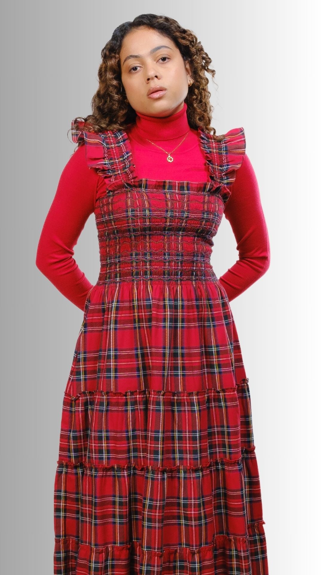 The Elisabeth Dress in Tartan & Plaid Angele.H Paris The Elisabeth Dress in Tartan & Plaid Angele.H Paris